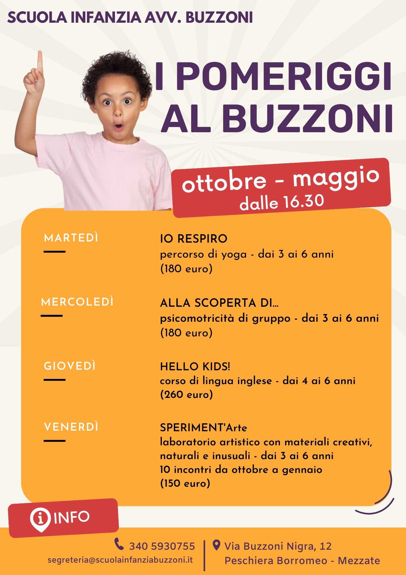 i pomeriggi al buzzoni